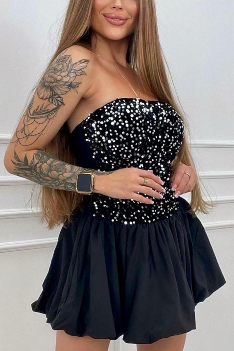 Haljina BRILIANA BLACK, Boja: crna, IVET.HR - MODERNA ODJEĆA