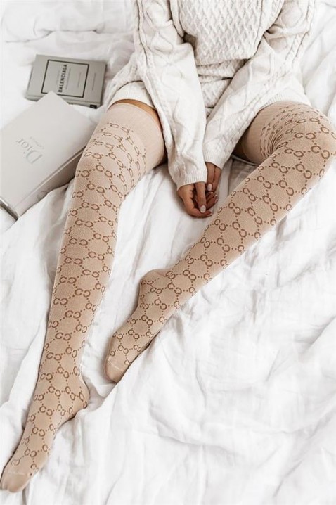 Čarape MOLENGA BEIGE, Boja: bež, IVET.HR - MODERNA ODJEĆA