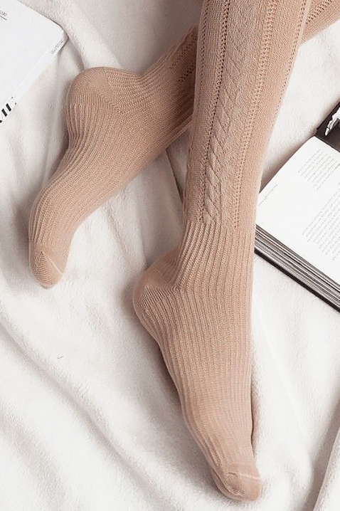 Čarape PRONELMA BEIGE, Boja: bež, IVET.HR - MODERNA ODJEĆA