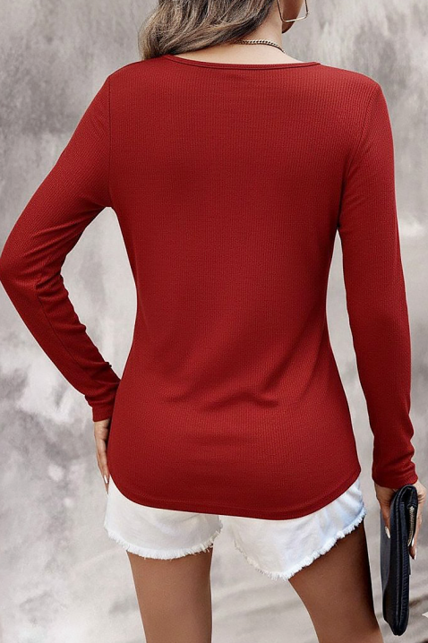 Ženska bluza VIOTELA RED, Boja: crvena, IVET.HR - MODERNA ODJEĆA