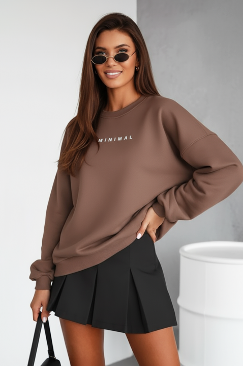 Ženska bluza CHENZILA MOCHA, Boja: moka, IVET.HR - MODERNA ODJEĆA
