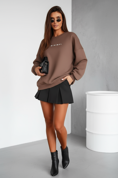 Ženska bluza CHENZILA MOCHA, Boja: moka, IVET.HR - MODERNA ODJEĆA