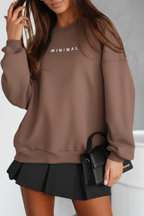 Ženska bluza CHENZILA MOCHA, Boja: moka, IVET.HR - MODERNA ODJEĆA