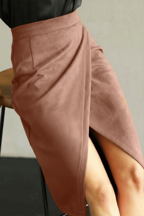 Suknja MARINEJA BROWN, Boja: smeđa, IVET.HR - MODERNA ODJEĆA