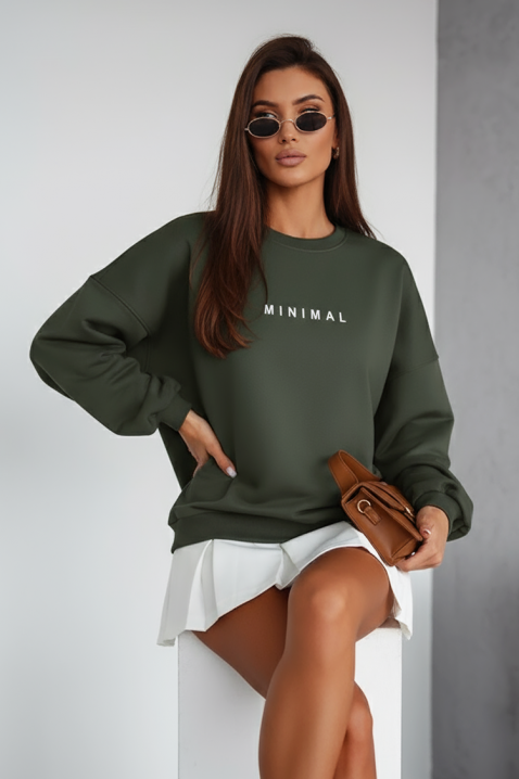 Ženska bluza CHENZILA KHAKI, Boja: kaki, IVET.HR - MODERNA ODJEĆA