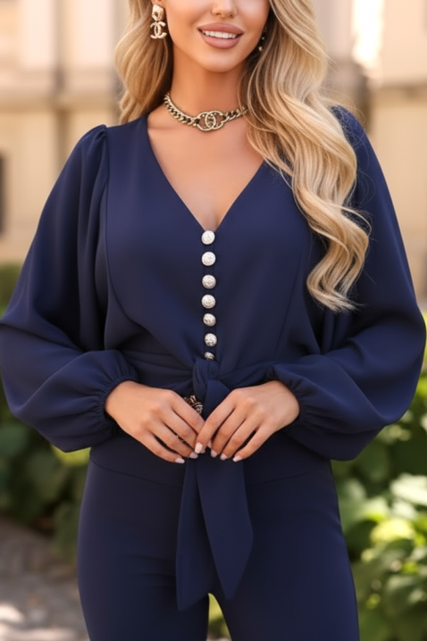 Ženska bluza AMORZANA NAVY, Boja: tamnoplava, IVET.HR - MODERNA ODJEĆA