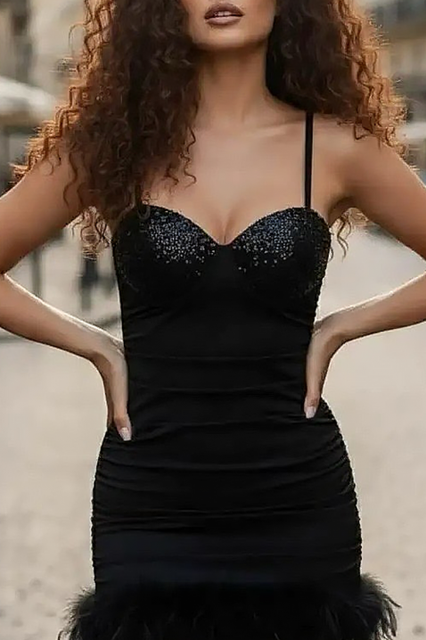 Haljina BELZINA BLACK, Boja: crna, IVET.HR - MODERNA ODJEĆA