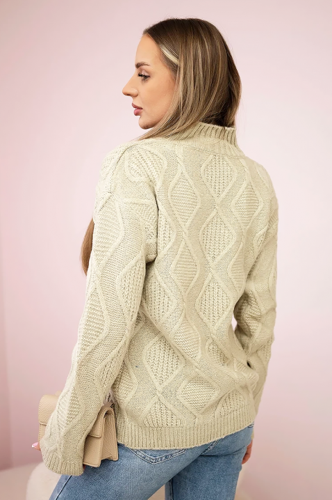 Džemper FRONZELA BEIGE, Boja: bež, IVET.HR - MODERNA ODJEĆA