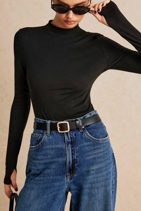 Ženska bluza MOIFELZA BLACK, Boja: crna, IVET.HR - MODERNA ODJEĆA
