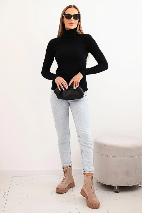 Ženska bluza AMSIVA BLACK, Boja: crna, IVET.HR - MODERNA ODJEĆA