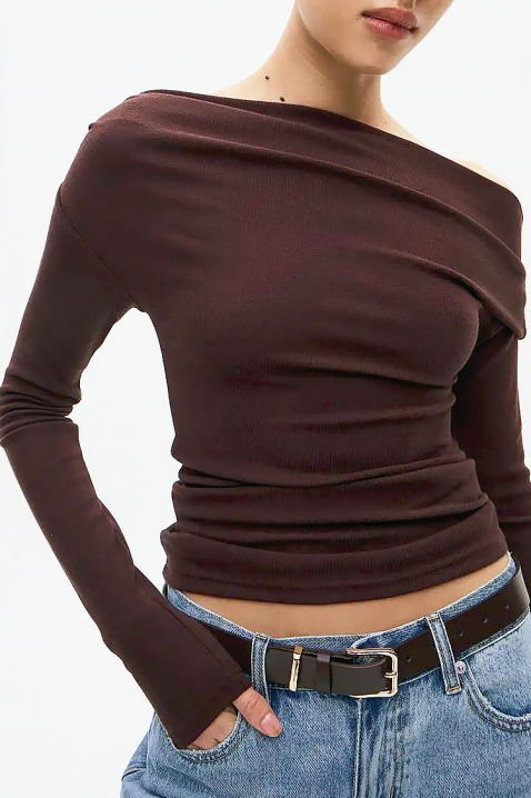 Ženska bluza ARTELOSA BROWN, Boja: smeđa, IVET.HR - MODERNA ODJEĆA