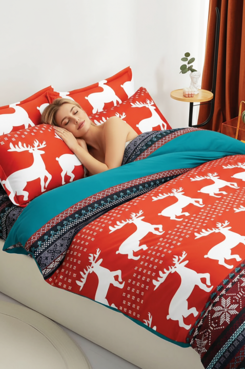 Komplet posteljina ZIONLY 200x220 cm pamuk - 4 dijela, Boja: višebojna, IVET.HR - MODERNA ODJEĆA