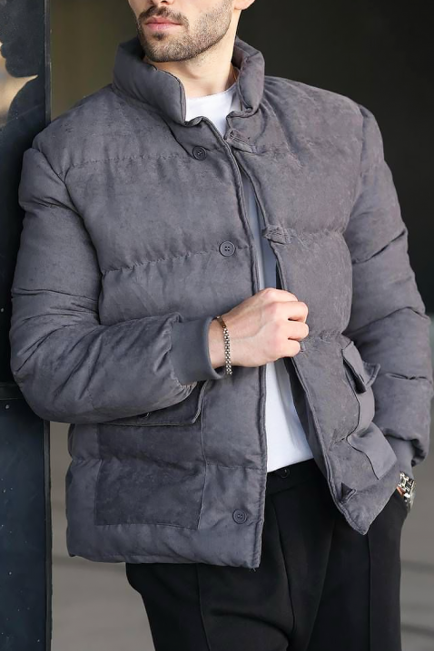 Muška jakna RAMOLFO GREY, Boja: siva, IVET.HR - MODERNA ODJEĆA