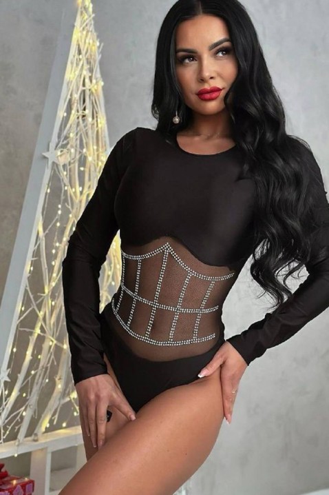 Bodi - bluza LARSONA, Boja: crna, IVET.HR - MODERNA ODJEĆA