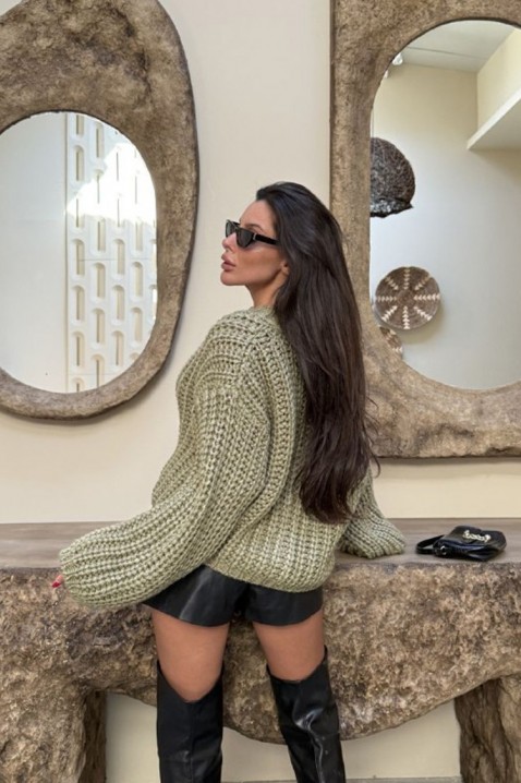 Kardigan AMOLVINA KHAKI, Boja: kaki, IVET.HR - MODERNA ODJEĆA