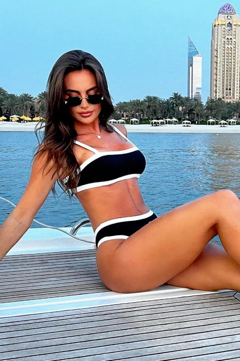 Kupaći kostim VOLMERFA, Boja: crna i bijela, IVET.HR - MODERNA ODJEĆA