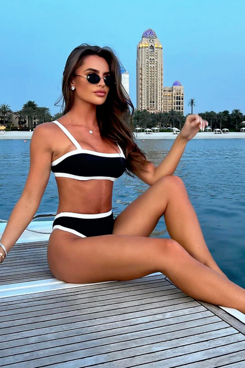 Kupaći kostim VOLMERFA, Boja: crna i bijela, IVET.HR - MODERNA ODJEĆA