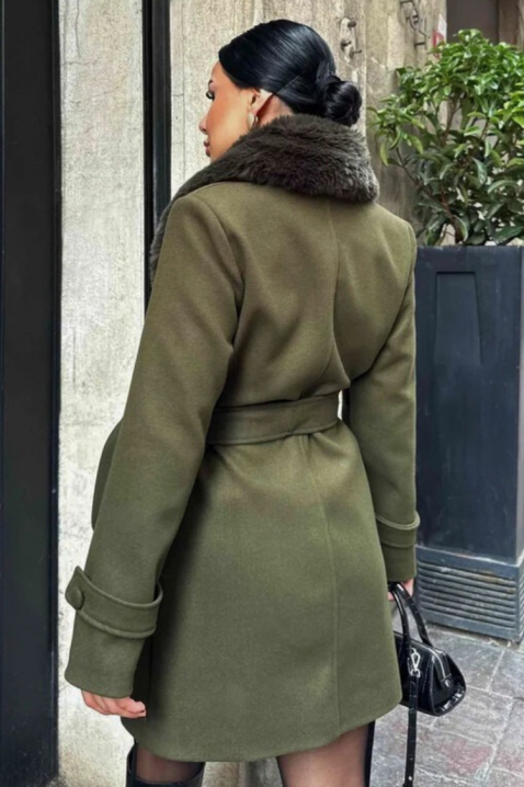 Kaput DOLNEVA KHAKI, Boja: kaki, IVET.HR - MODERNA ODJEĆA