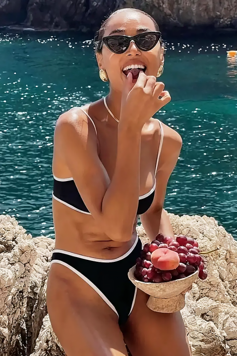 Kupaći kostim INELFEA, Boja: crna i bijela, IVET.HR - MODERNA ODJEĆA