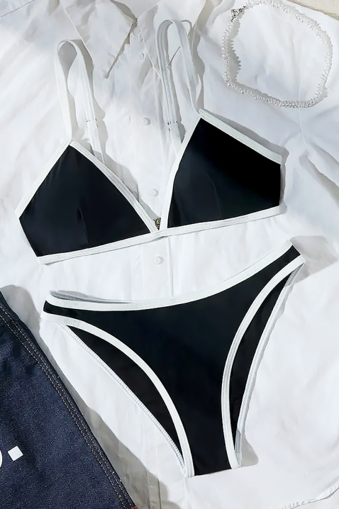 Kupaći kostim INELFEA, Boja: crna i bijela, IVET.HR - MODERNA ODJEĆA