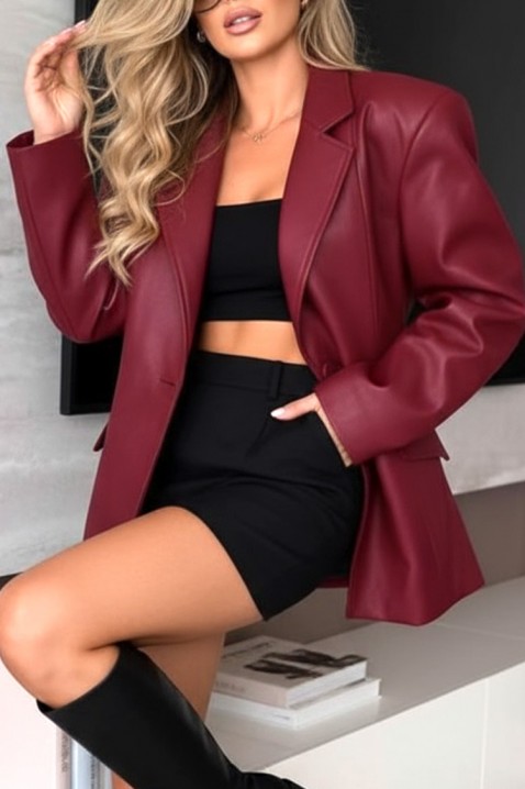 Sako CHENGELZA BORDO, Boja: bordo, IVET.HR - MODERNA ODJEĆA