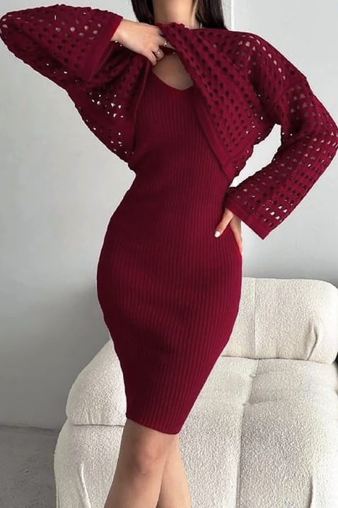 Komplet MAFRENSA, Boja: bordo, IVET.HR - MODERNA ODJEĆA