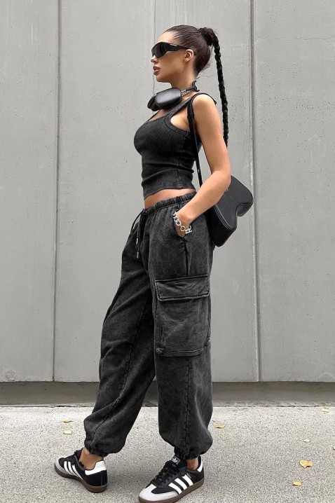 Komplet GLODIRA, Boja: grafitna, IVET.HR - MODERNA ODJEĆA