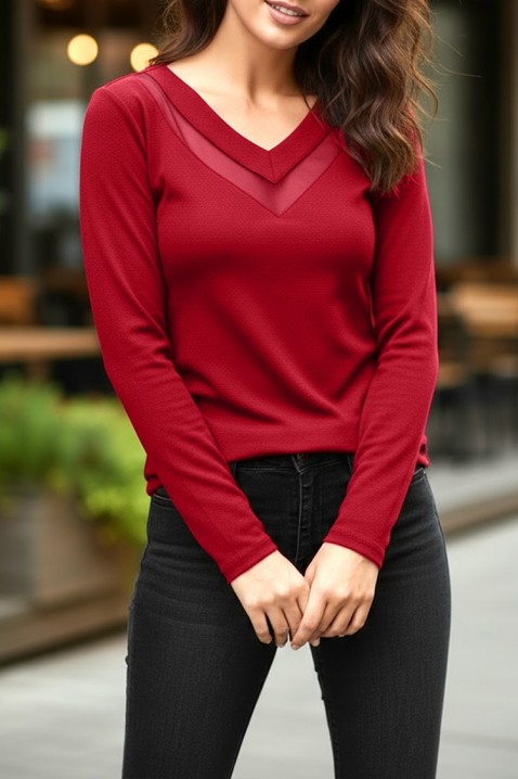 Ženska bluza RIONELDA RED, Boja: crvena, IVET.HR - MODERNA ODJEĆA