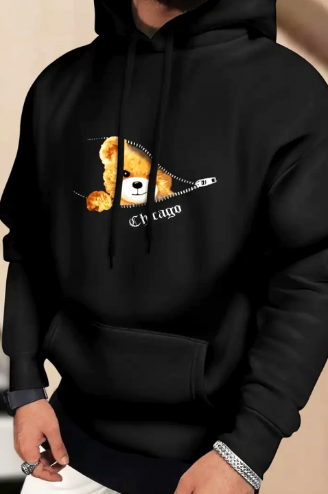 Muška dukserica BRONEDO, Boja: crna, IVET.HR - MODERNA ODJEĆA