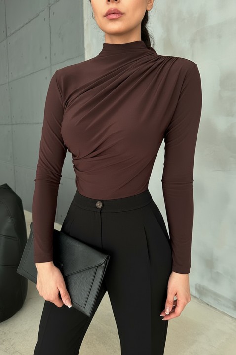 Ženska bluza KLASILZA BROWN, Boja: crna, IVET.HR - MODERNA ODJEĆA