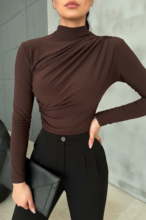 Ženska bluza KLASILZA BROWN, Boja: crna, IVET.HR - MODERNA ODJEĆA