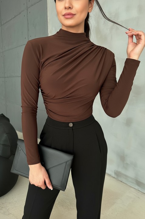 Ženska bluza KLASILZA BROWN, Boja: crna, IVET.HR - MODERNA ODJEĆA