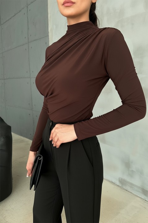 Ženska bluza KLASILZA BROWN, Boja: crna, IVET.HR - MODERNA ODJEĆA