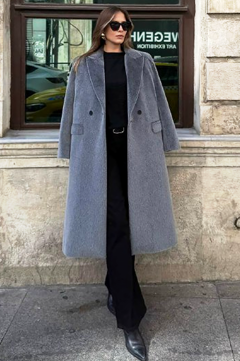 Kaput PAVLENZA GREY, Boja: siva, IVET.HR - MODERNA ODJEĆA