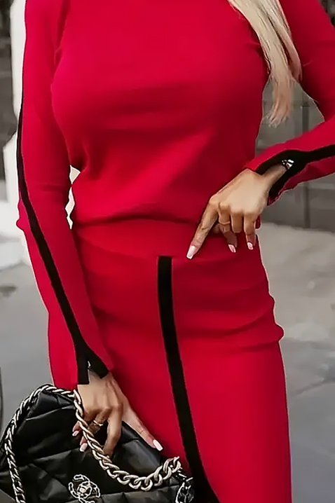 Komplet MOBILDA RED, Boja: crvena, IVET.HR - MODERNA ODJEĆA