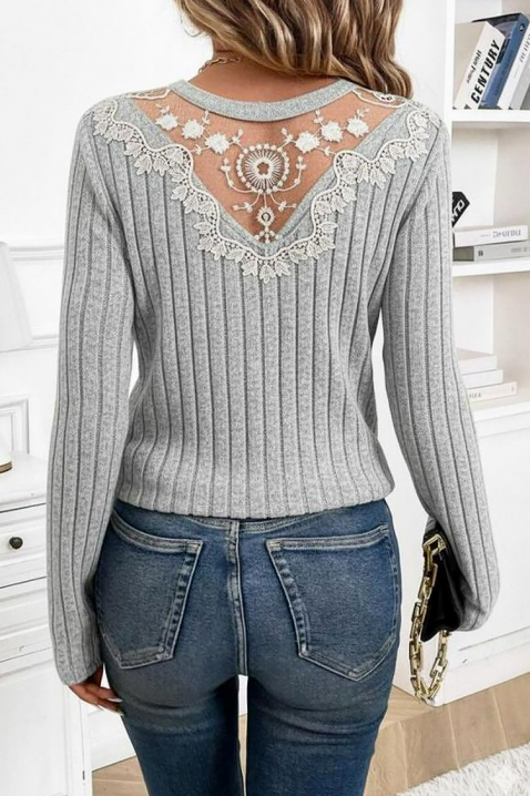 Ženska bluza TRIENDA GREY, Boja: siva, IVET.HR - MODERNA ODJEĆA