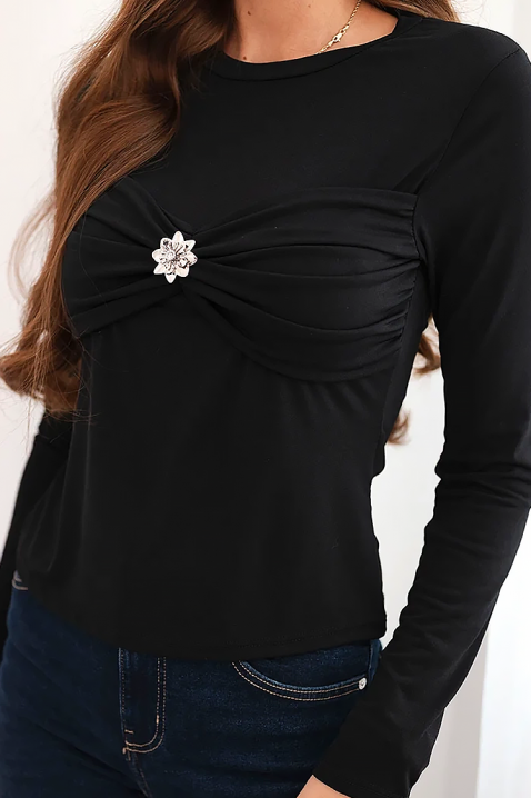 Ženska bluza TALVIRZA BLACK, Boja: crna, IVET.HR - MODERNA ODJEĆA