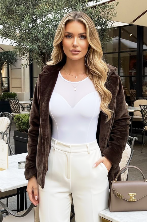 Top - bodi BRONZANA WHITE - Topovi | Ivet.HR Top - bodi BRONZANA WHITE, Boja: bijela, IVET.HR - MODERNA ODJEĆA