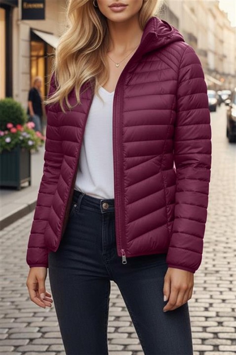 Jakna BRILENZA BORDO - Jakne | Ivet.HR Jakna BRILENZA BORDO, Boja: bordo, IVET.HR - MODERNA ODJEĆA