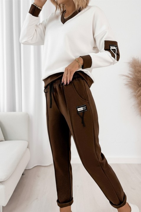 Komplet ILEROLMA, Boja: smeđa, IVET.HR - MODERNA ODJEĆA