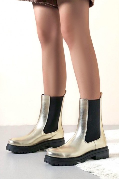 Ženske čizme MENSIRA - Gležnjače | Ivet.HR Ženske čizme MENSIRA, Boja: zlatna, IVET.HR - MODERNA ODJEĆA