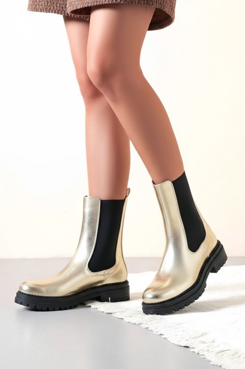 Ženske čizme MENSIRA - Gležnjače | Ivet.HR Ženske čizme MENSIRA, Boja: zlatna, IVET.HR - MODERNA ODJEĆA