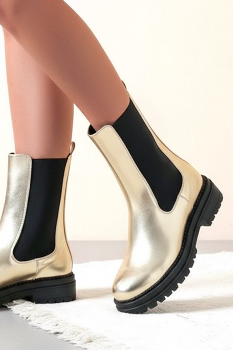 Ženske čizme MENSIRA - Gležnjače | Ivet.HR Ženske čizme MENSIRA, Boja: zlatna, IVET.HR - MODERNA ODJEĆA