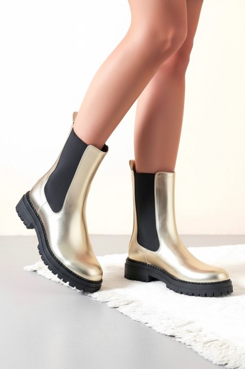 Ženske čizme MENSIRA - Gležnjače | Ivet.HR Ženske čizme MENSIRA, Boja: zlatna, IVET.HR - MODERNA ODJEĆA