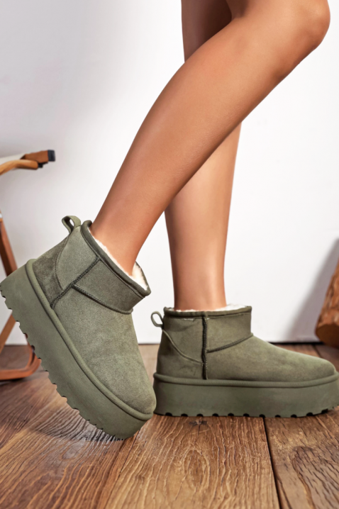 Ženske čizme DENVIOSA KHAKI - Gležnjače | Ivet.HR Ženske čizme DENVIOSA KHAKI, Boja: kaki, IVET.HR - MODERNA ODJEĆA