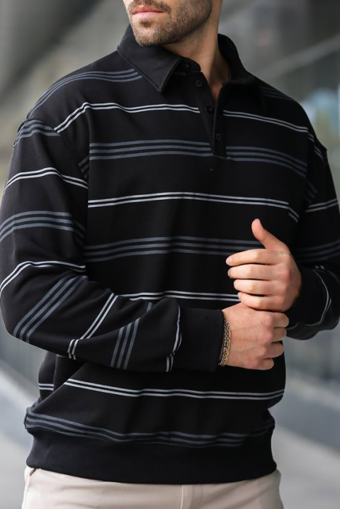 Muška bluza RELOFO BLACK - Bluze | Ivet.HR Muška bluza RELOFO BLACK, Boja: crna, IVET.HR - MODERNA ODJEĆA