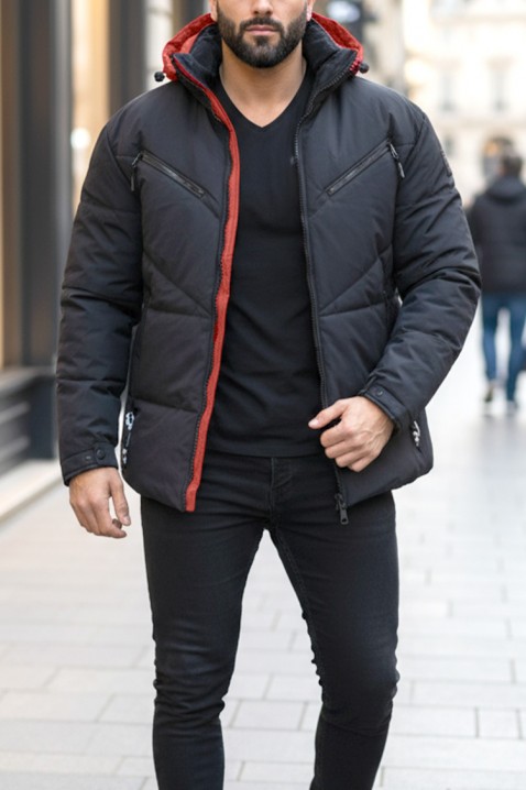 Muška jakna REVOLDO, Boja: crna, IVET.HR - MODERNA ODJEĆA