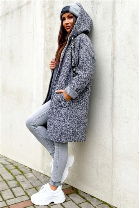 Kardigan VLADENZA GREY - Veste | Ivet.HR Kardigan VLADENZA GREY, Boja: siva, IVET.HR - MODERNA ODJEĆA