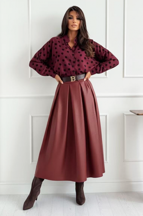 Suknja AMOLEFA BORDO - Suknje | Ivet.HR Suknja AMOLEFA BORDO, Boja: bordo, IVET.HR - MODERNA ODJEĆA