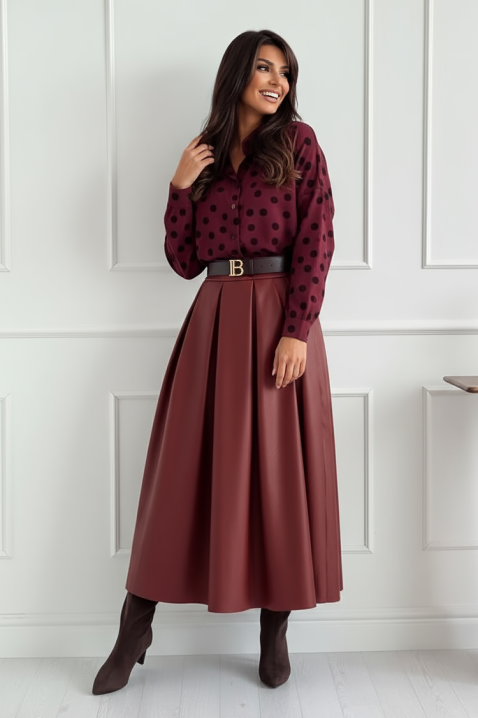Suknja AMOLEFA BORDO - Suknje | Ivet.HR Suknja AMOLEFA BORDO, Boja: bordo, IVET.HR - MODERNA ODJEĆA